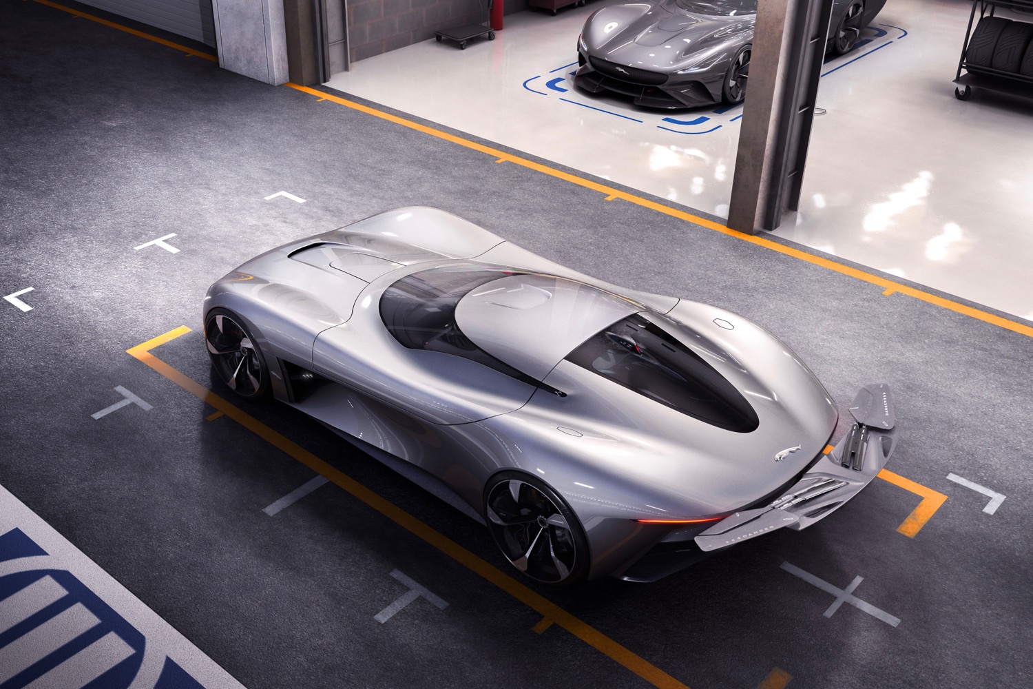 jaguar vision gran turismo coupe concept 2019 tokyo motor show