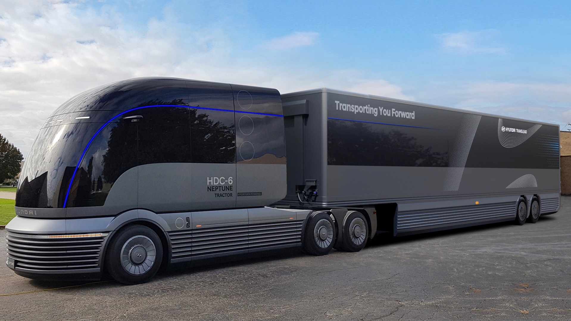 hyundai hdc 6 neptune concept hydrogen fuel cell truck