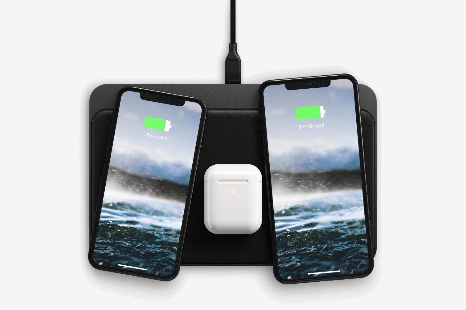 nomad and aira beat apple airpower to the punch with base station pro three devices