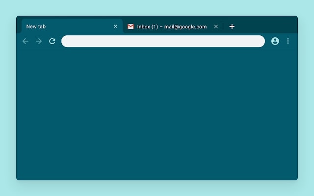 Oceanic Chrome theme.