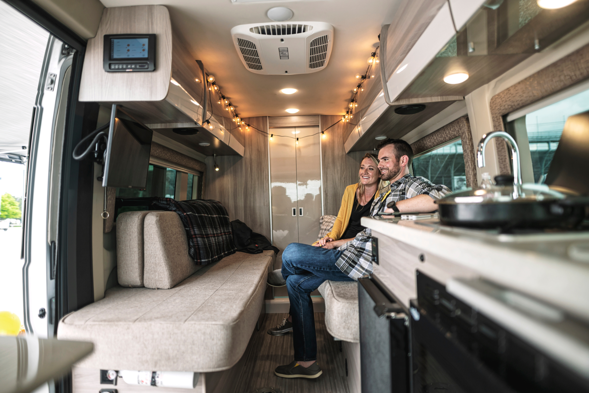 take your tech on the road with thor sequence smart class b rv motorcoach 2