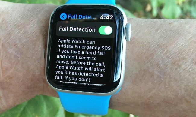 The Apple Watch's Fall Detection Feature.