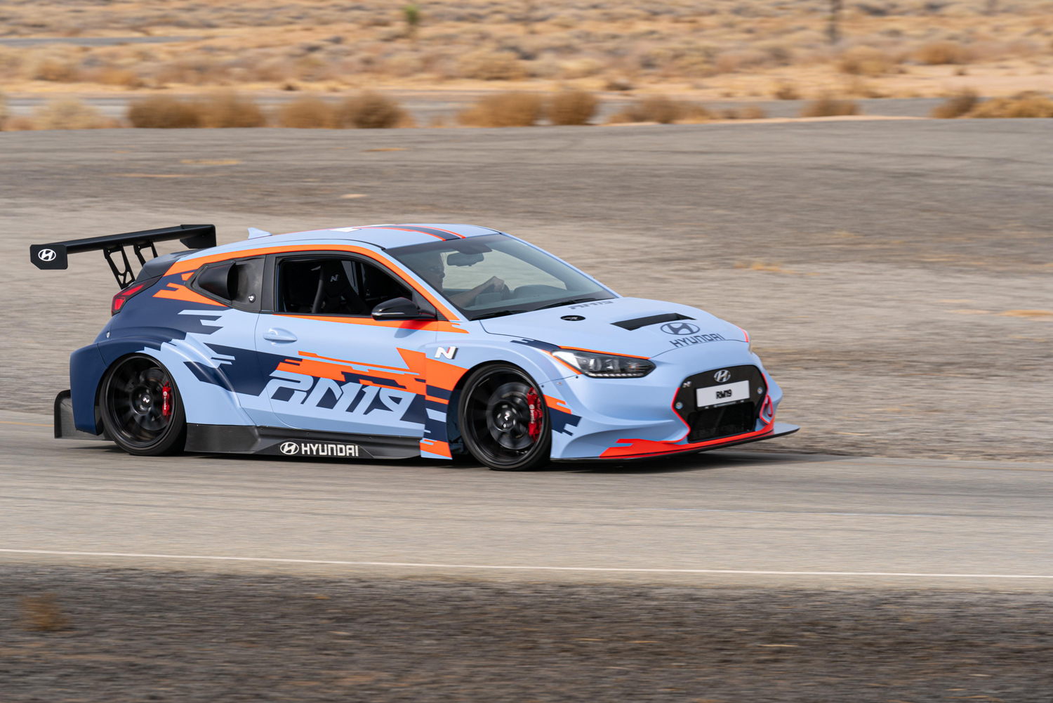 mid engined hyundai rm19 hot hatch unveiled at los angeles auto show 2