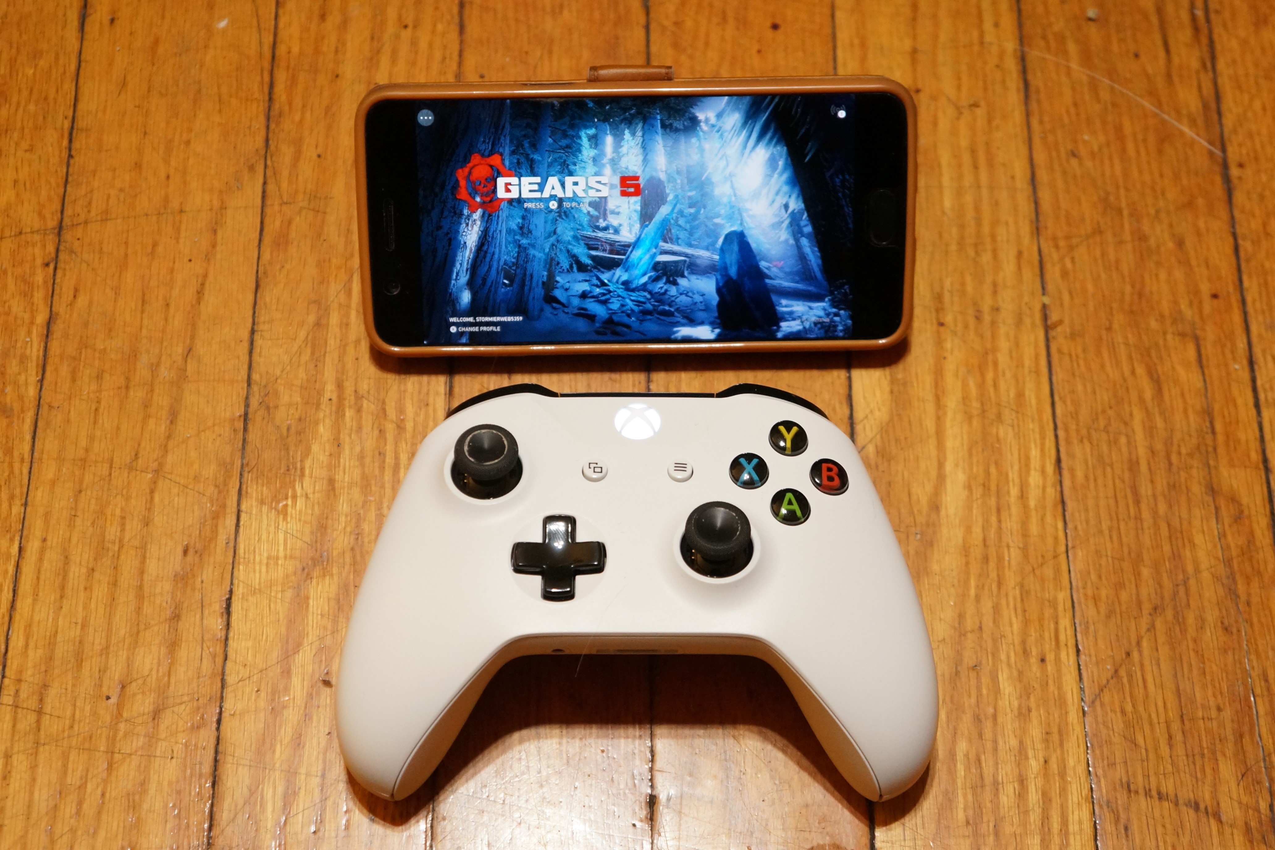 Project xCloud running on Android phone