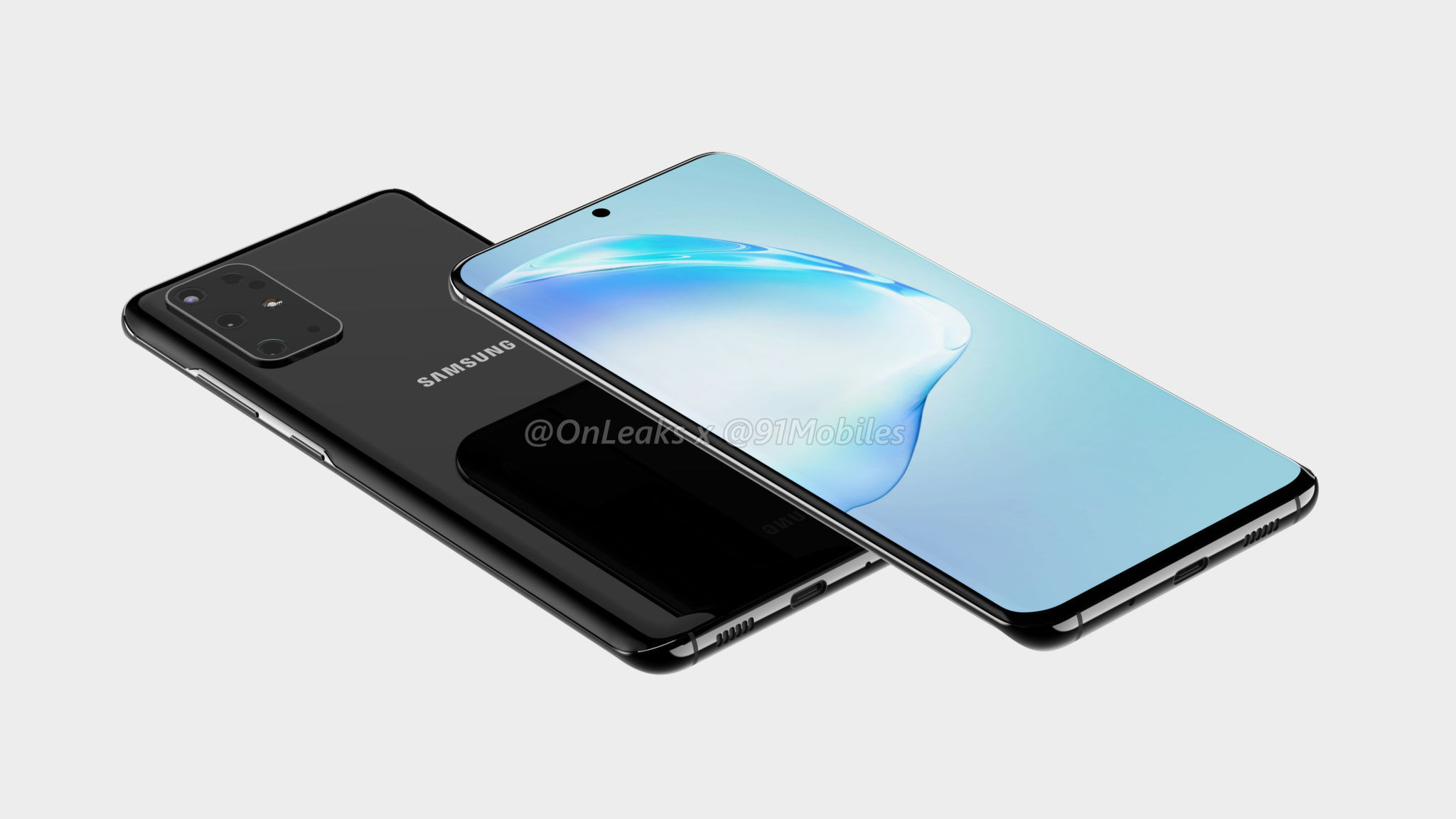 samsung galaxy s11 leaked renders show new selfie camera and module 5k render 4