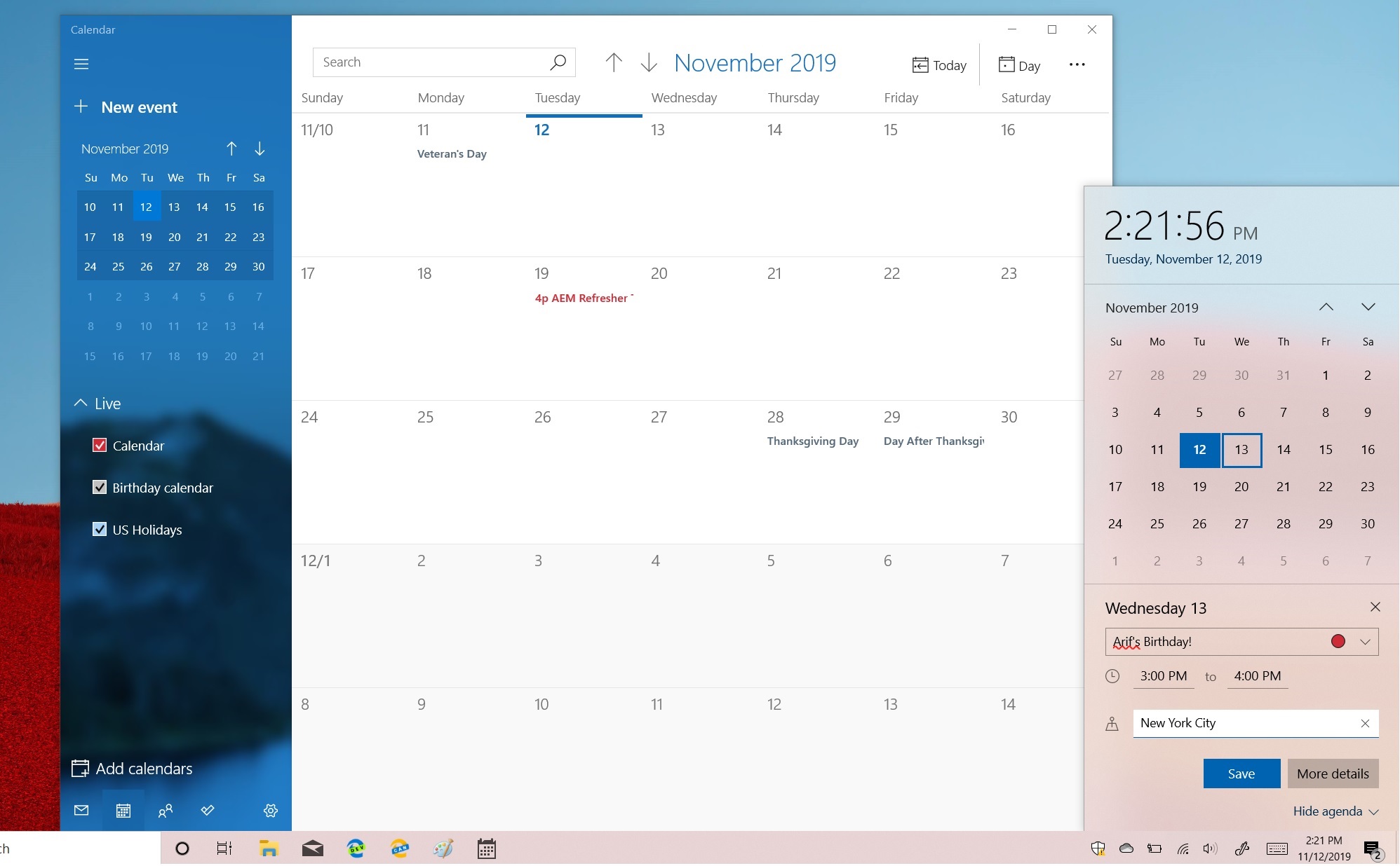 windows 10 19h2 update taslkbar november 2019