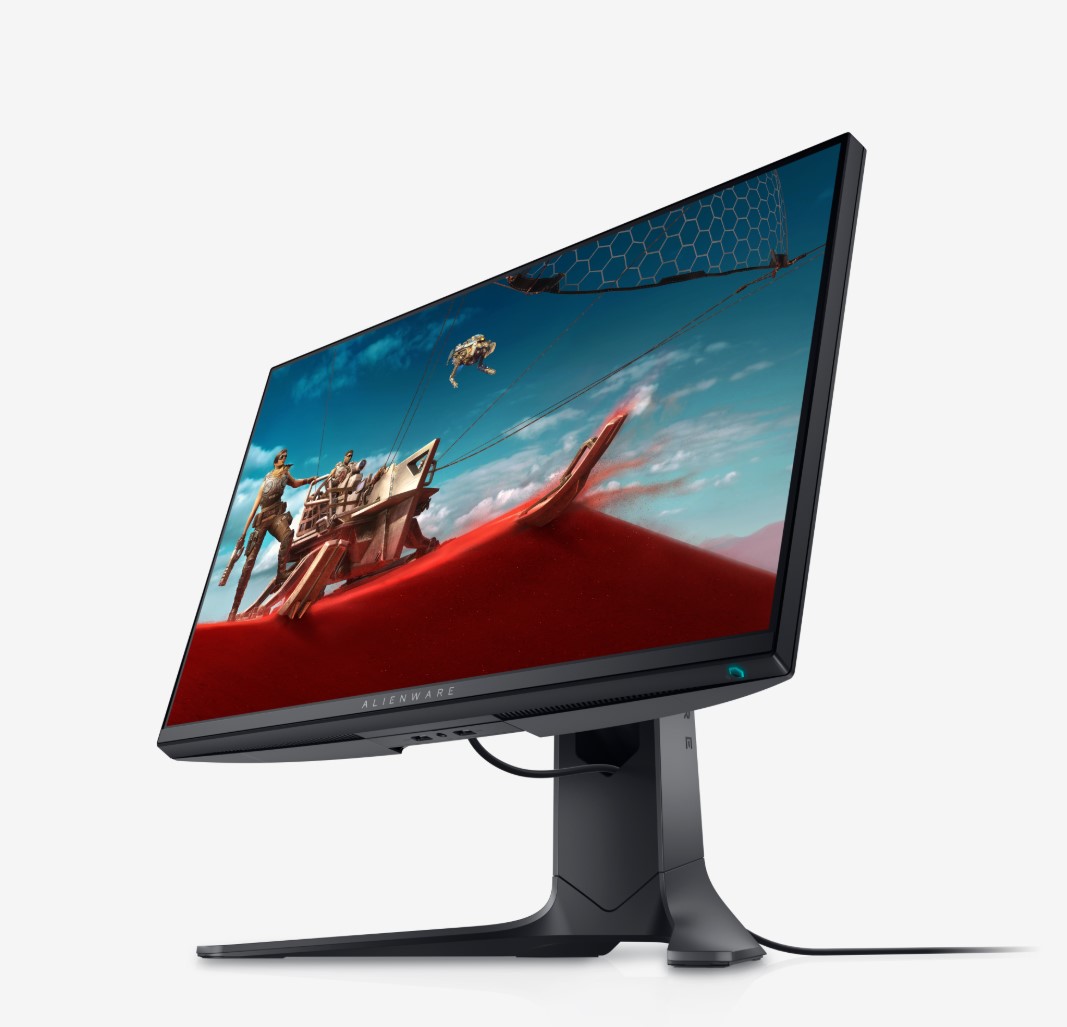 dell refreshes pc monitors ultrasharp ces 2020 alienware 25 gaming monitor side