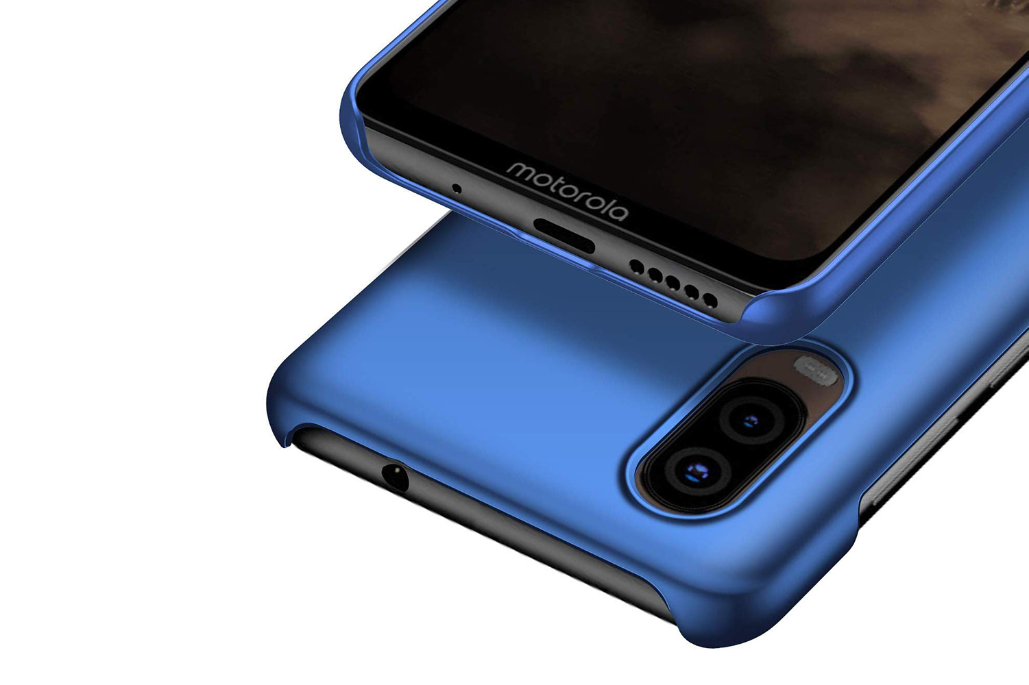 For Motorola Moto G9 Plus/One Vision/E6 Shockproof Rugged Ring Stand Case  Cover