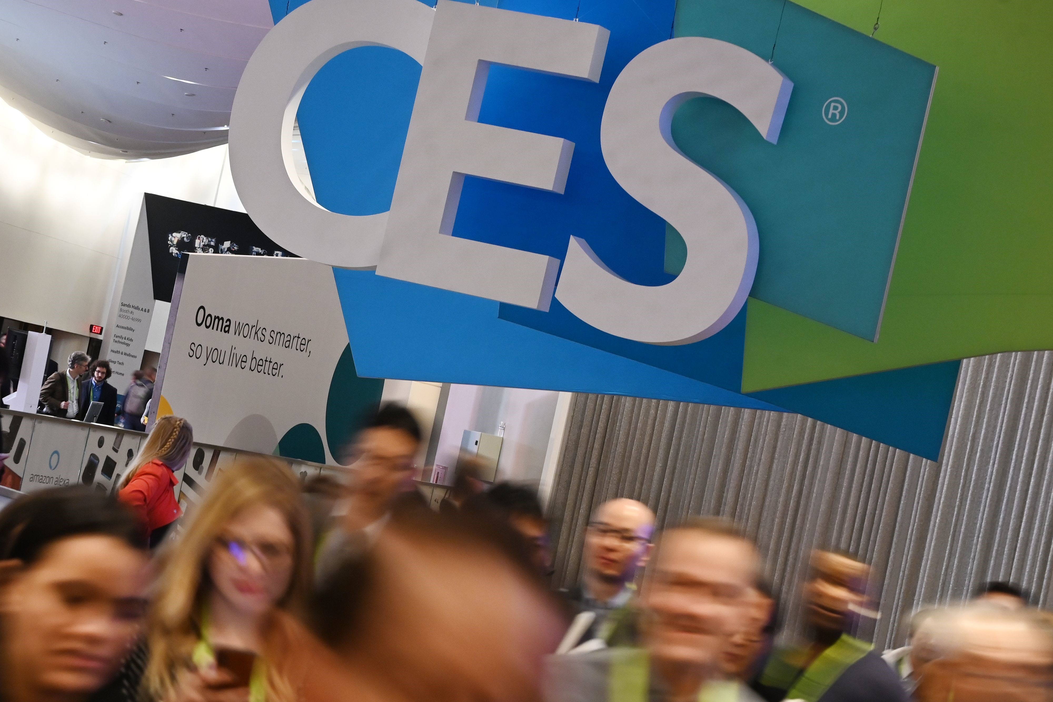 The show floor at CES