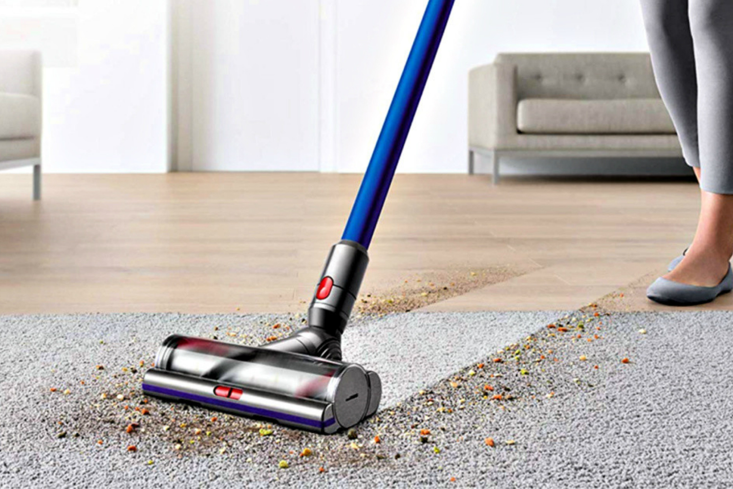v11 vacuum carpet debris