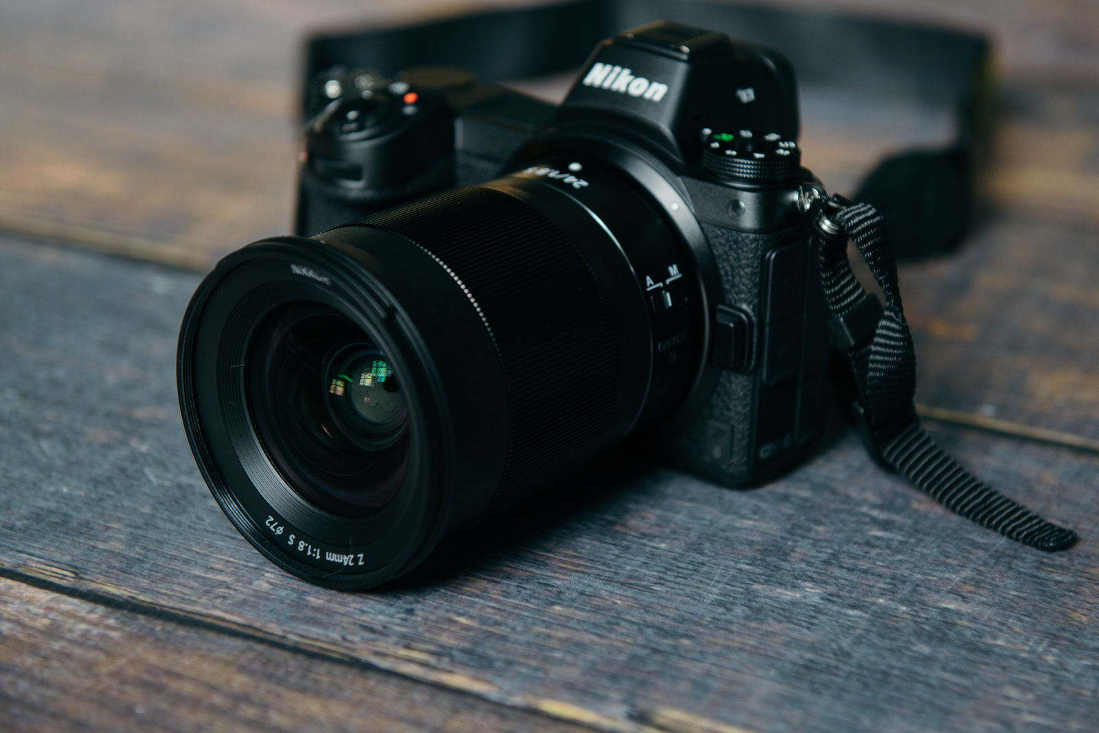 Nikon Z 24mm f/1.8 lens mounted to Z 6 camera