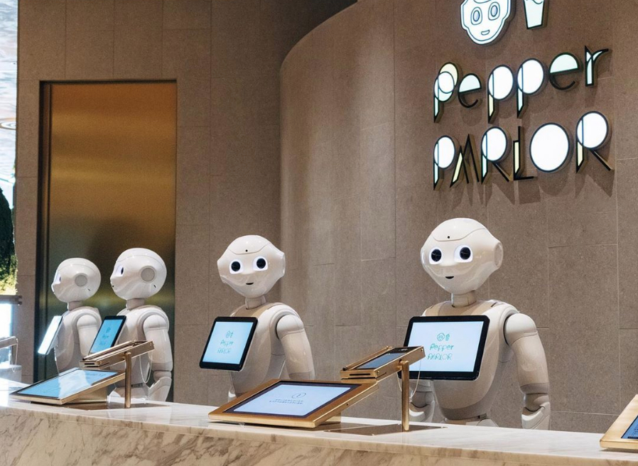 softbank enters the cafe business with new robot filled pepper parlor parlour tokyo