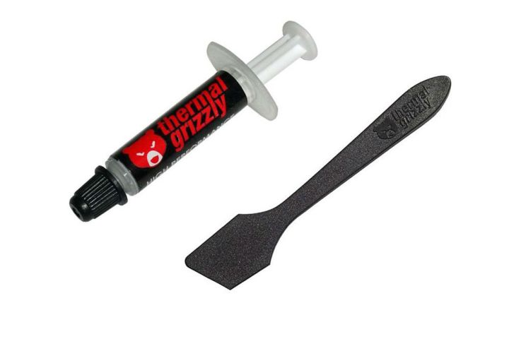 The Thermal Grizzly Kryonaut thermal paste with spatula applicator.