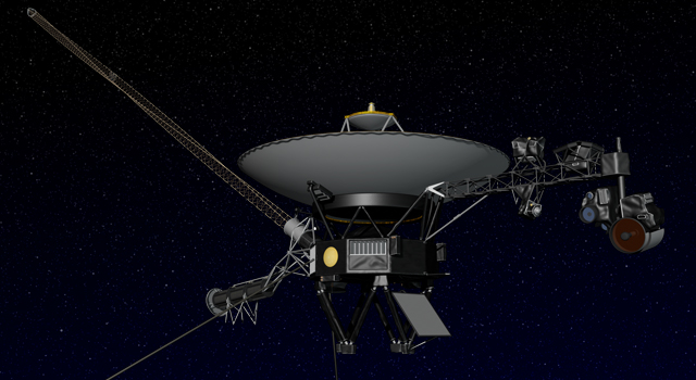 Artist's concept of NASA's Voyager spacecraft.