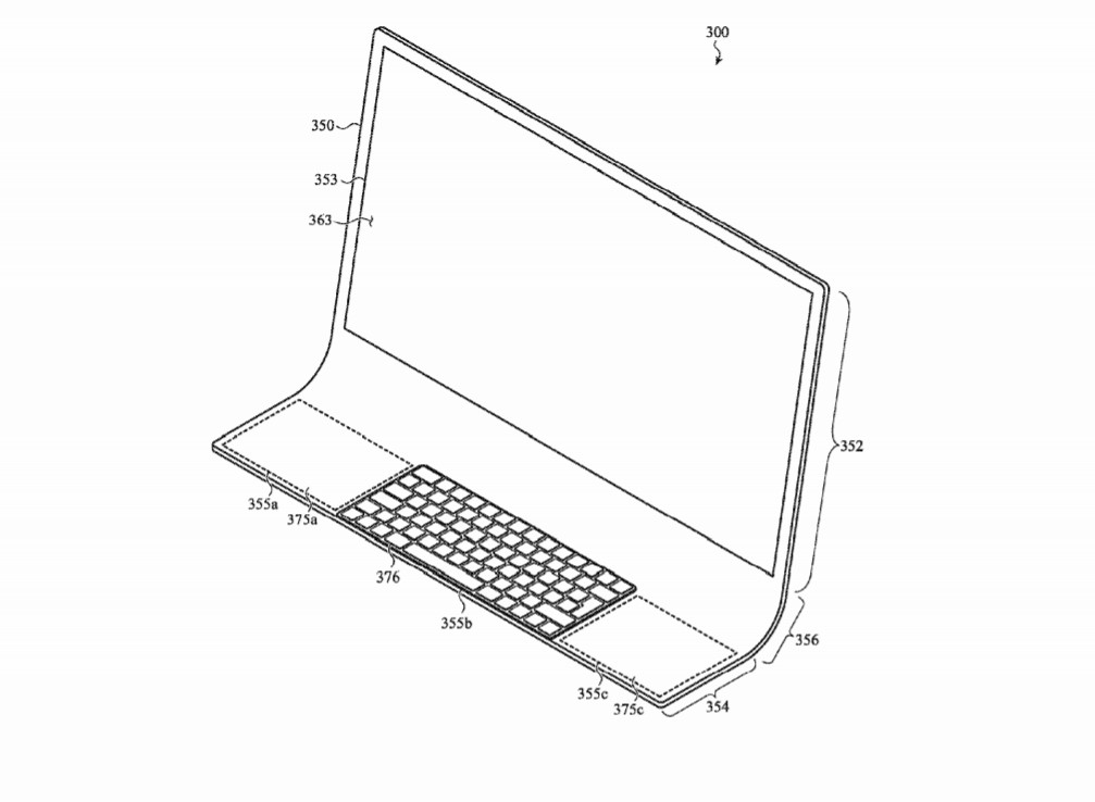 apple imac patent curved glass display 1