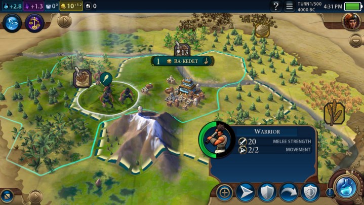 Civilization VI on iOS.