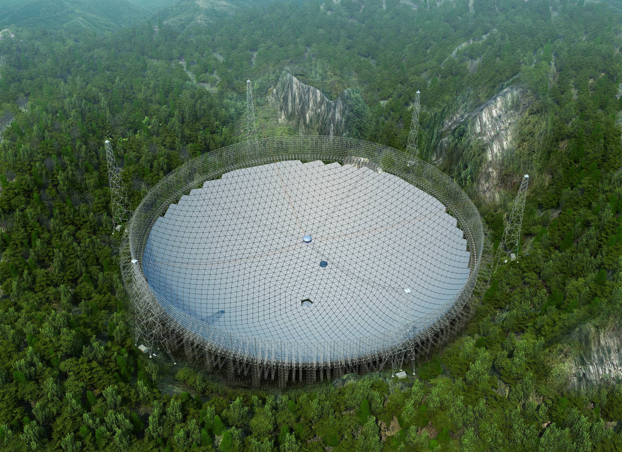 Sinal alienígena do telescópio chinês devido a interferência de rádio