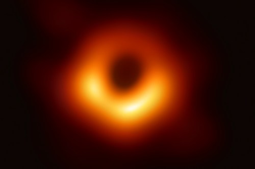 First image of a black hole captured by the Event Horizon Telescope project