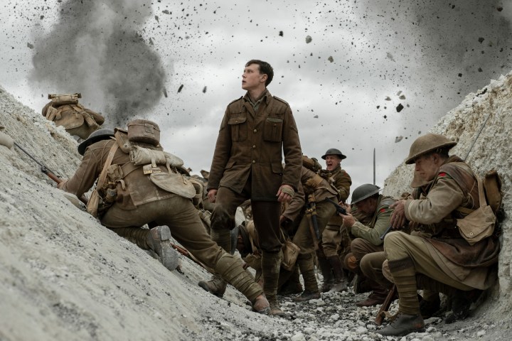 George MacKay as Schofield in a trench | 1917 VFX