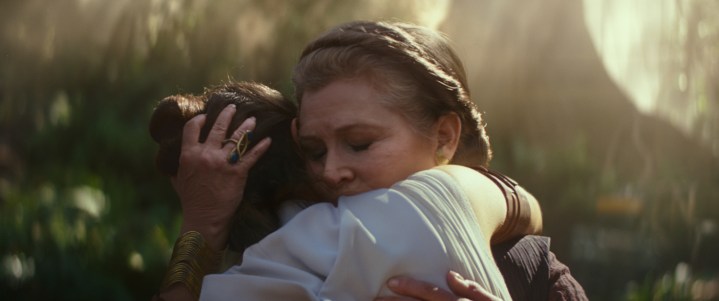star wars rise of skywalker vfx carrie fisher leia