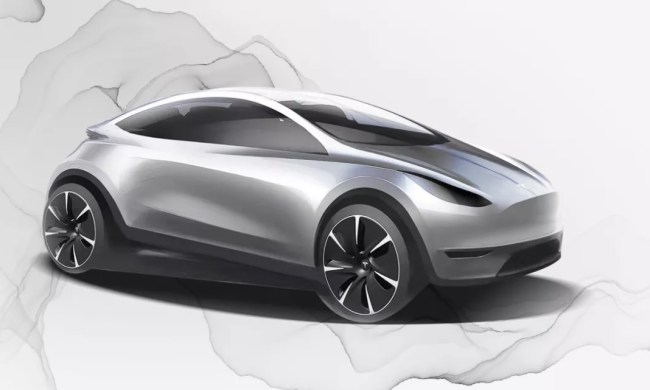 Tesla city car sketch