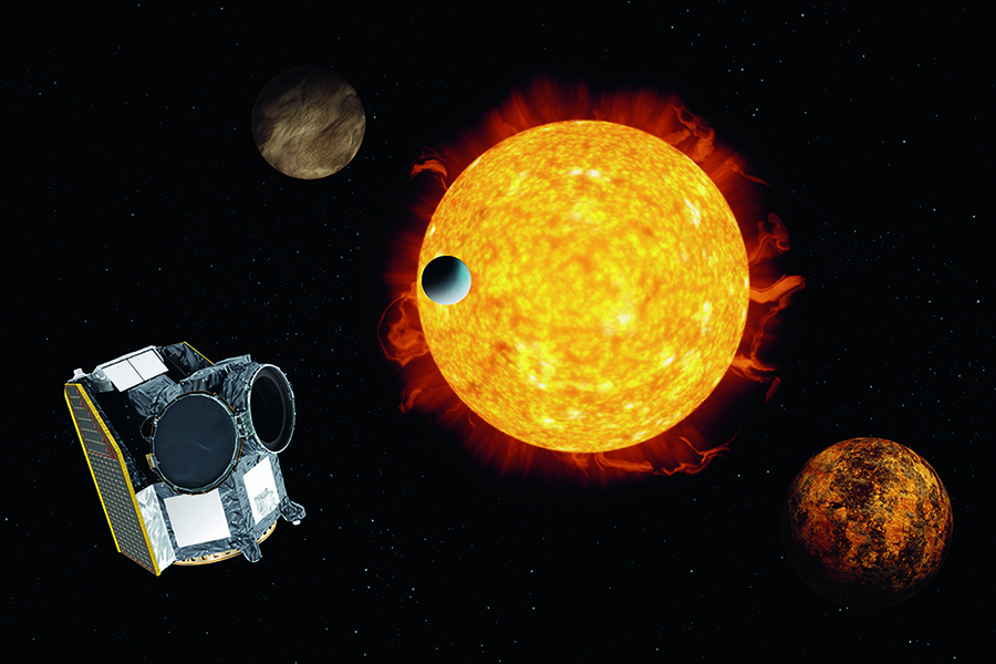 Illustration of CHEOPS, ESA’s first exoplanet mission