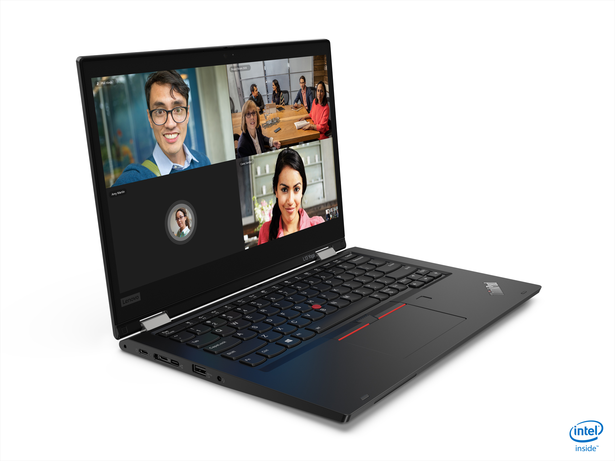 lenovo announces new thinkpad l x and t models for 2020 06 l13 yoga hero black front facing right