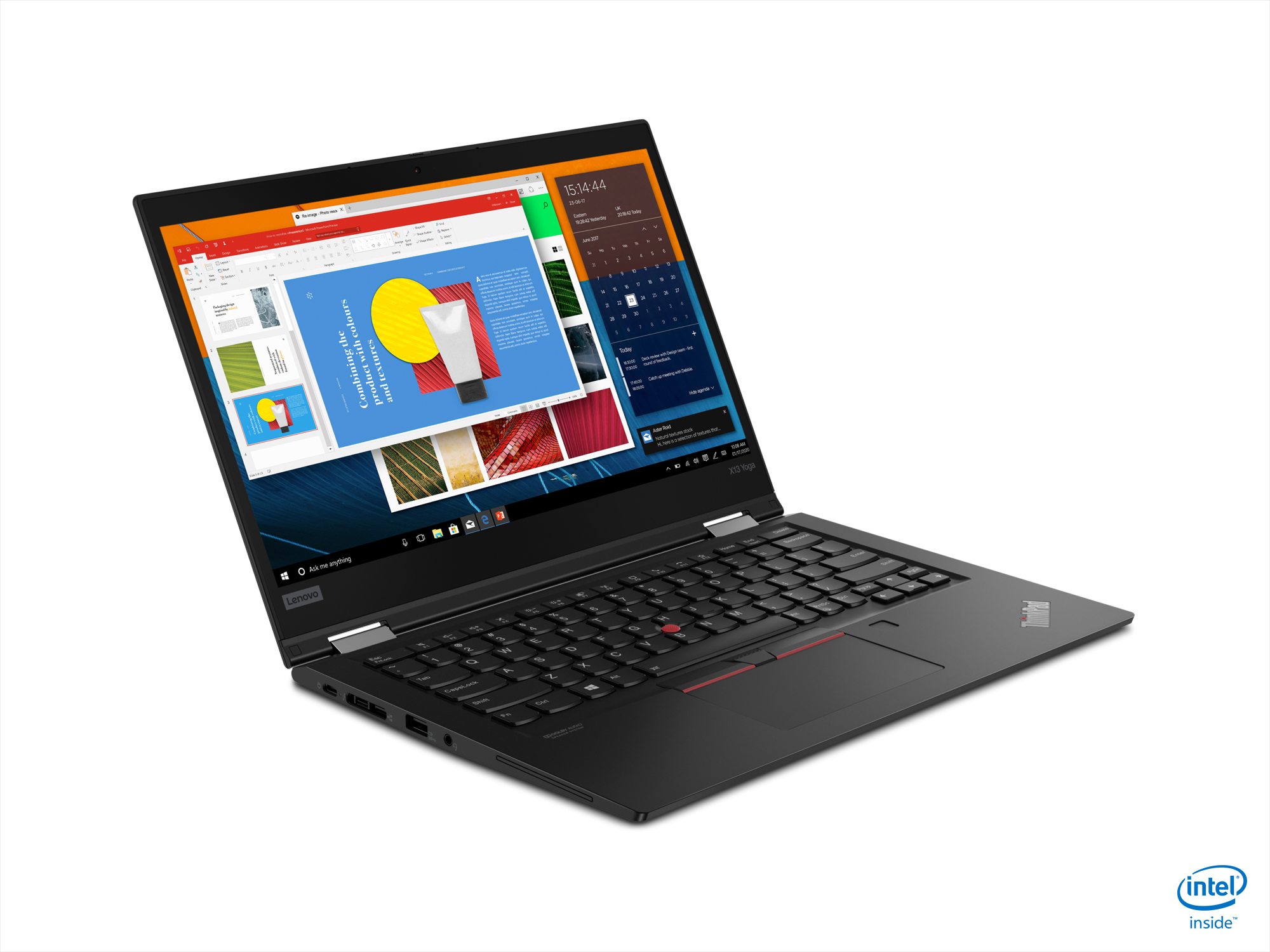 lenovo announces new thinkpad l x and t models for 2020 06 x13 yoga black hero front facing right