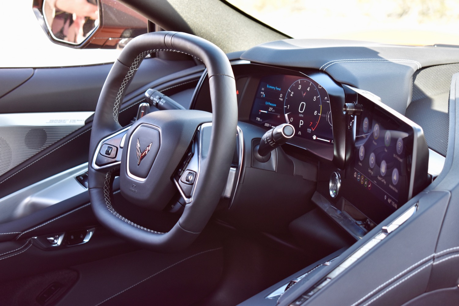 Интерьер Chevrolet Corvette Stingray 2020
