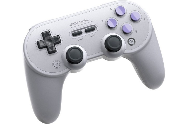 8bitdo Sn30 Pro controller front view.