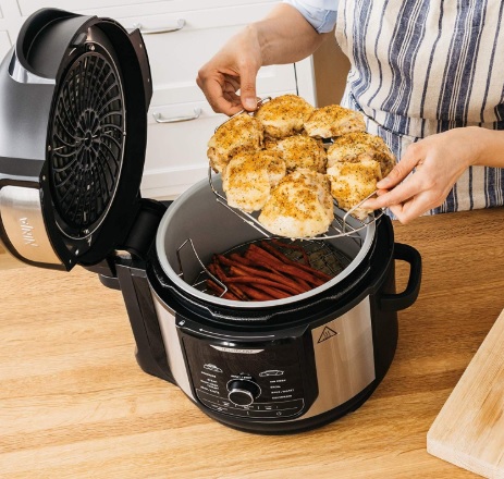 The Ninja Foodi Is Like An Instant Pot, An Air Fryer, And a