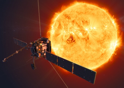 Illustration of ESA's Solar Orbiter 
