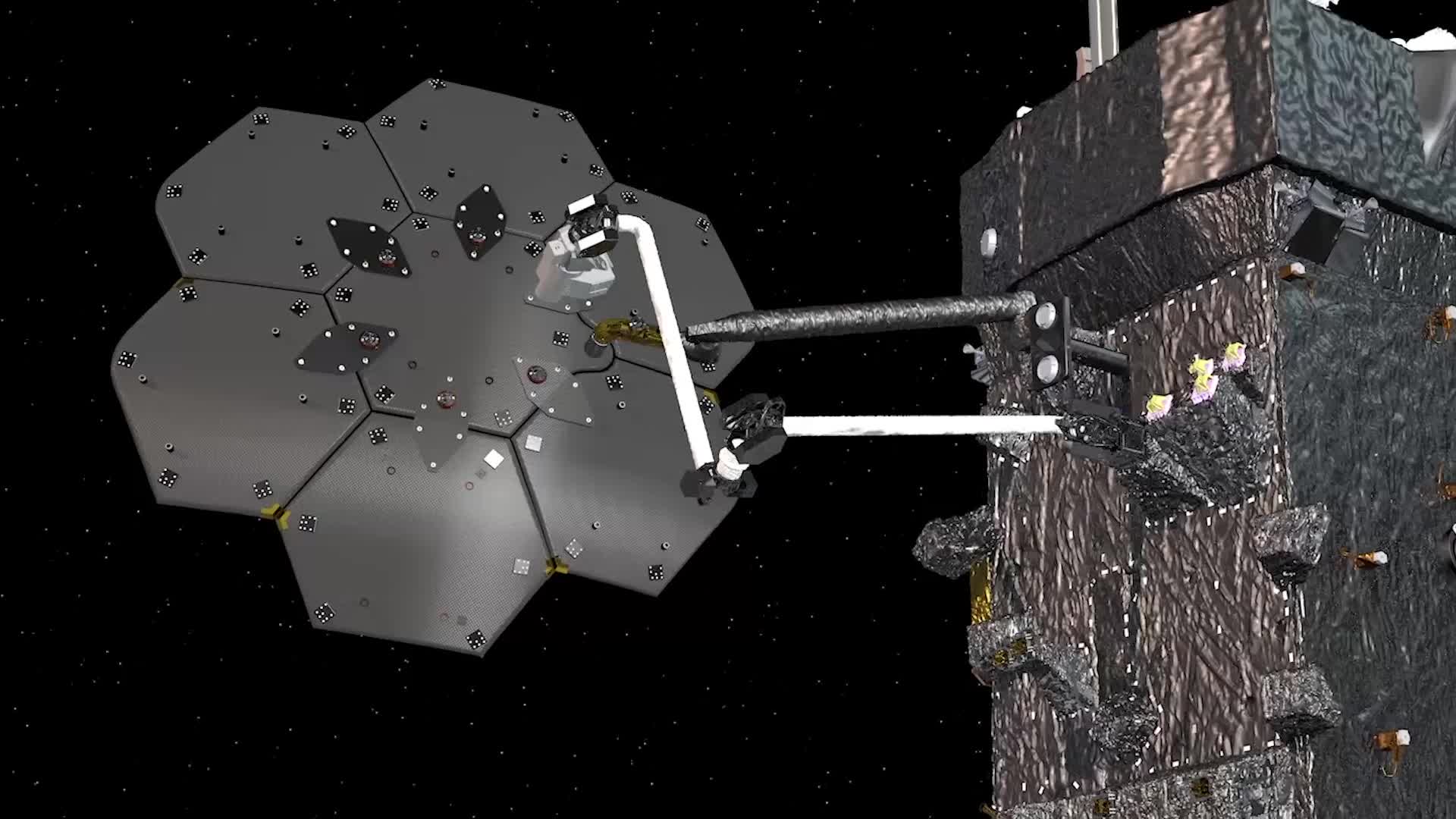 The Space Infrastructure Dexterous Robot (SPIDER) technology demonstration is slated to take place on NASA’s Restore-L spacecraft. The payload will assemble a functional communications antenna and manufacture a spacecraft beam.