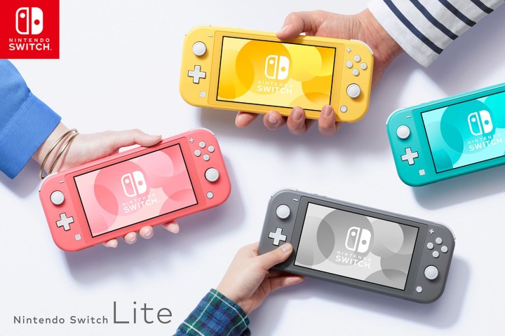 All Switch Lite standard colors
