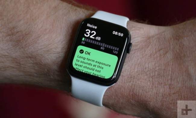 The Apple Watch Series 3 displaying a message.