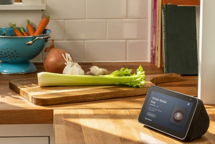 Echo Show 5 in the kitchen