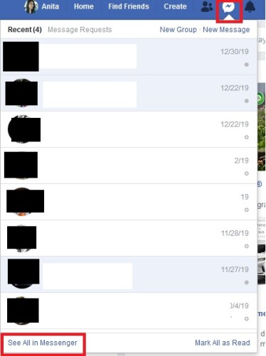 Can i delete messages in facebook private chat