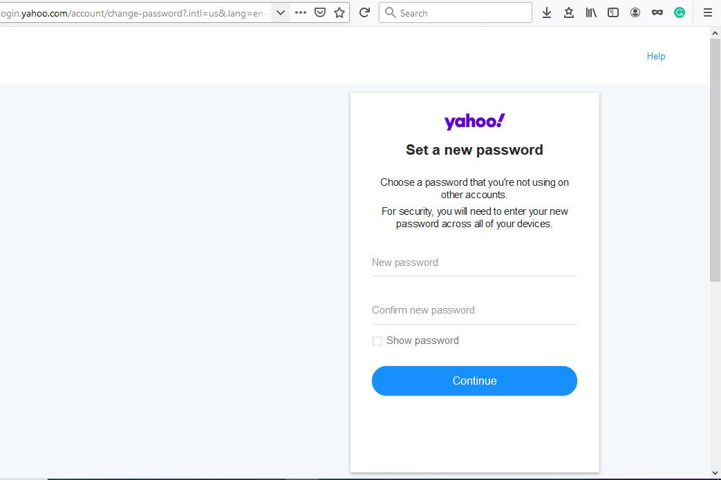 Как изменить пароль Yahoo на компьютере и мобильном устройстве