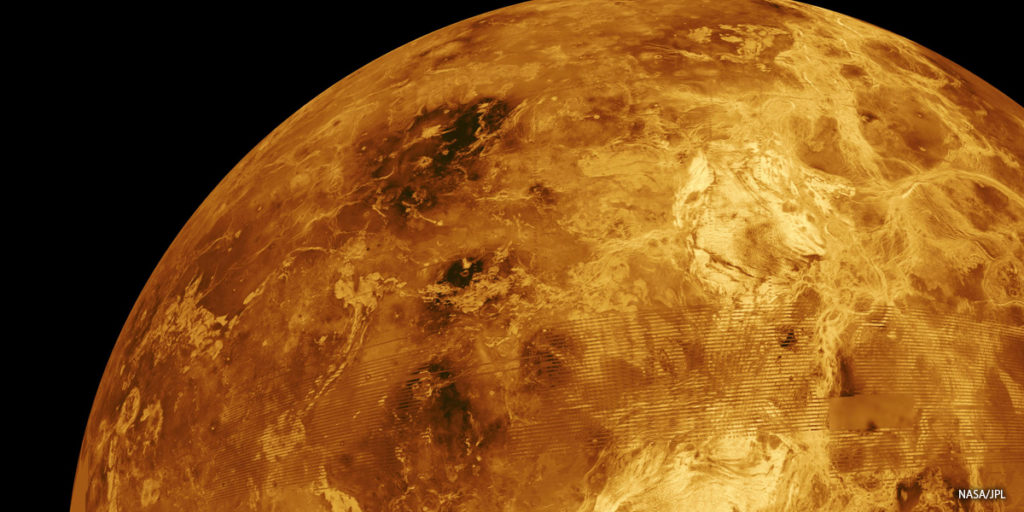 O planeta Vênus.
