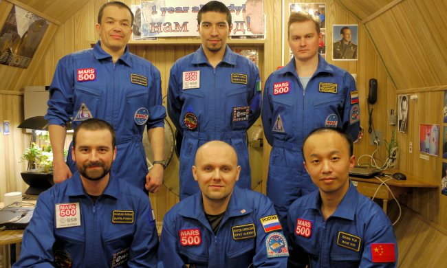 The crew of the Mars500 simulation mission
