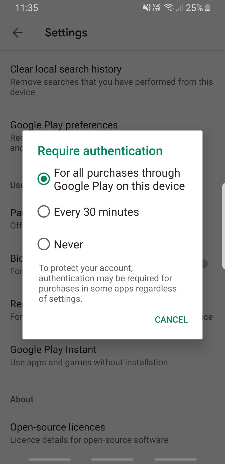 removes digital content purchases from its Android app