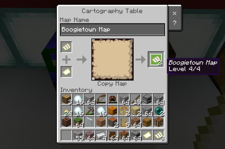 how to make a map in minecraft copy