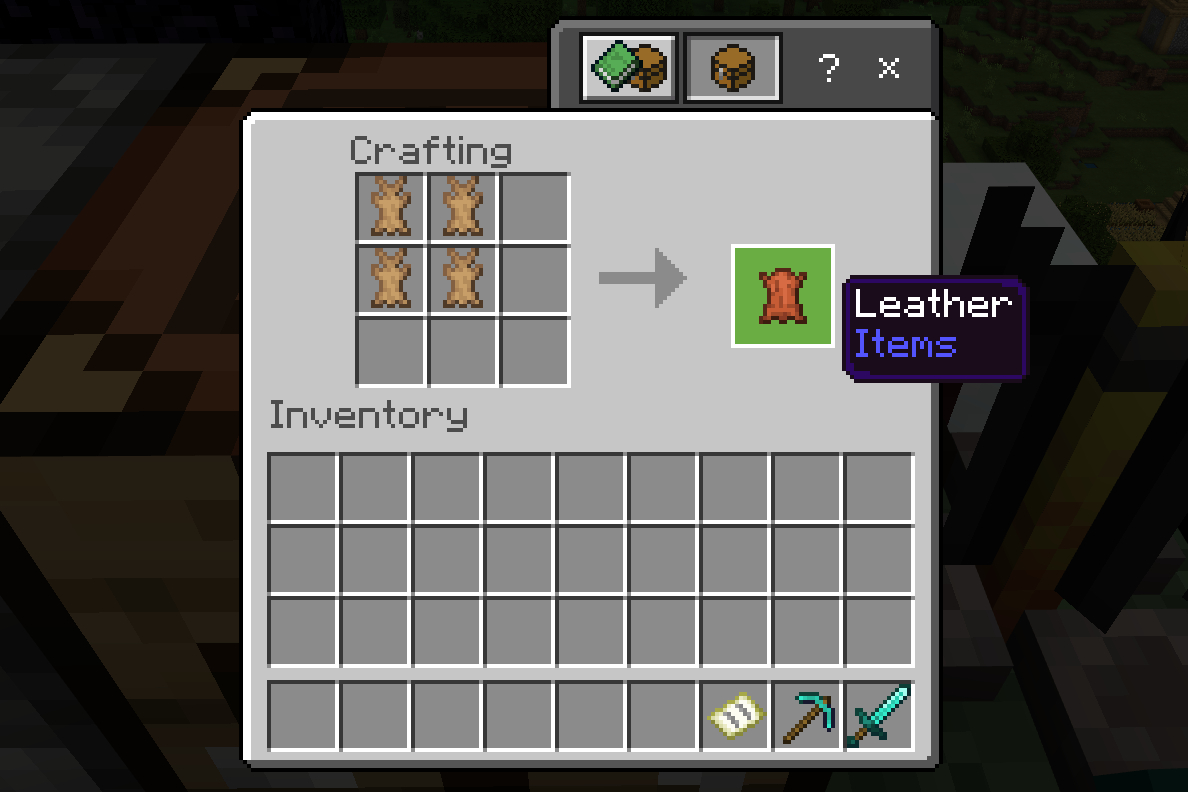 Minecraft Create Leather