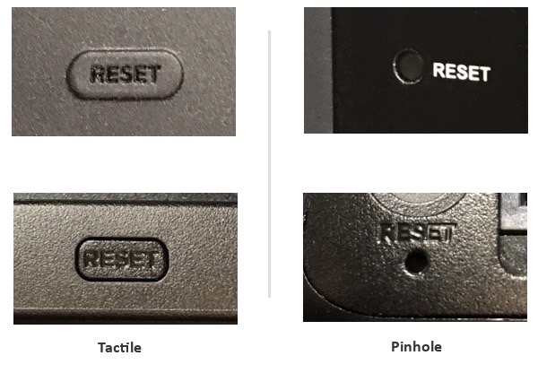 The four kinds of Roku factory reset buttons