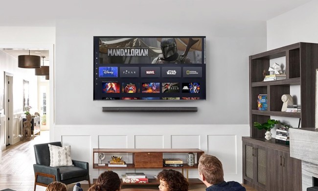 The Vizio V-Series 4K TV in the living room.