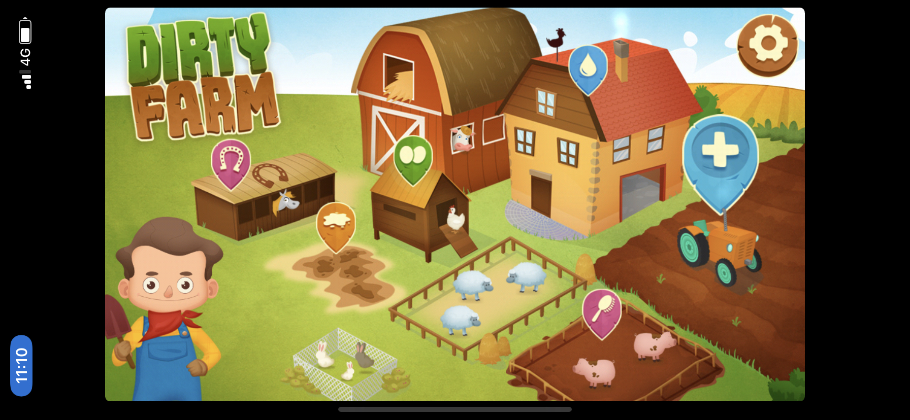 Dirty Farm home screen