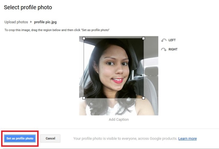 Gmail-Profilfoto ändern Schritt 5