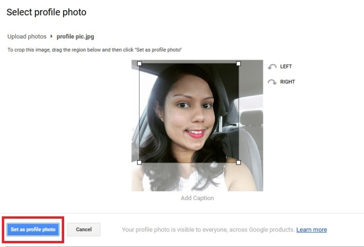 gmail profile photo change step 5