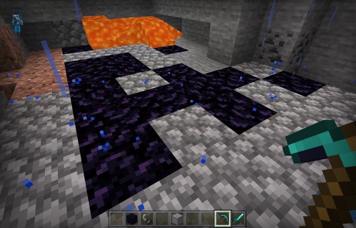 how to make a portal in minecraft mine obsidian