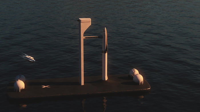 spacex to build floating spaceports for rocket launches ocean launch 2